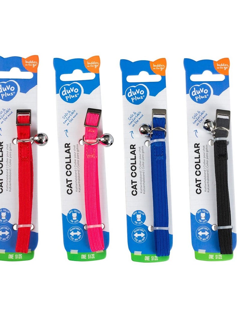 duvo Plus Cat Collar Uni Stretch Mixed Colors - Image 2
