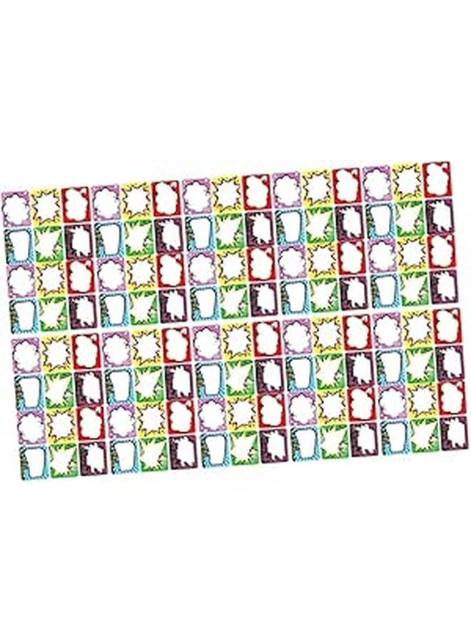 Self Adhesive Name Tag Stickers 10 Sheets Removable Labels For School Office Home - Image 1