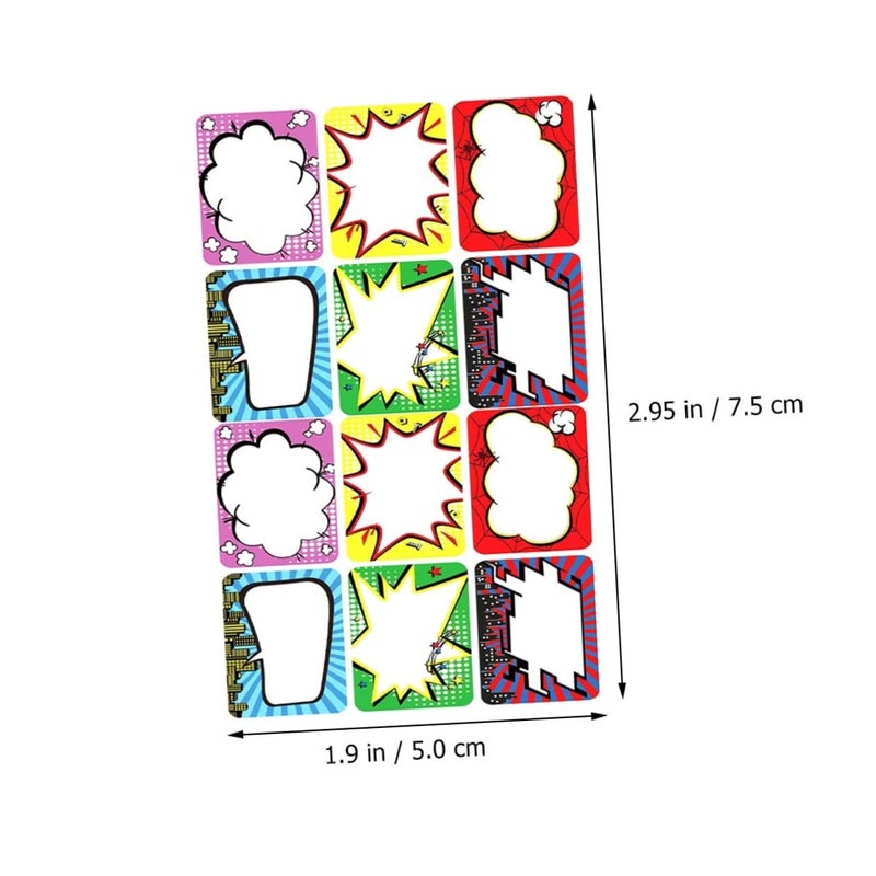 Self Adhesive Name Tag Stickers 10 Sheets Removable Labels For School Office Home - Image 4