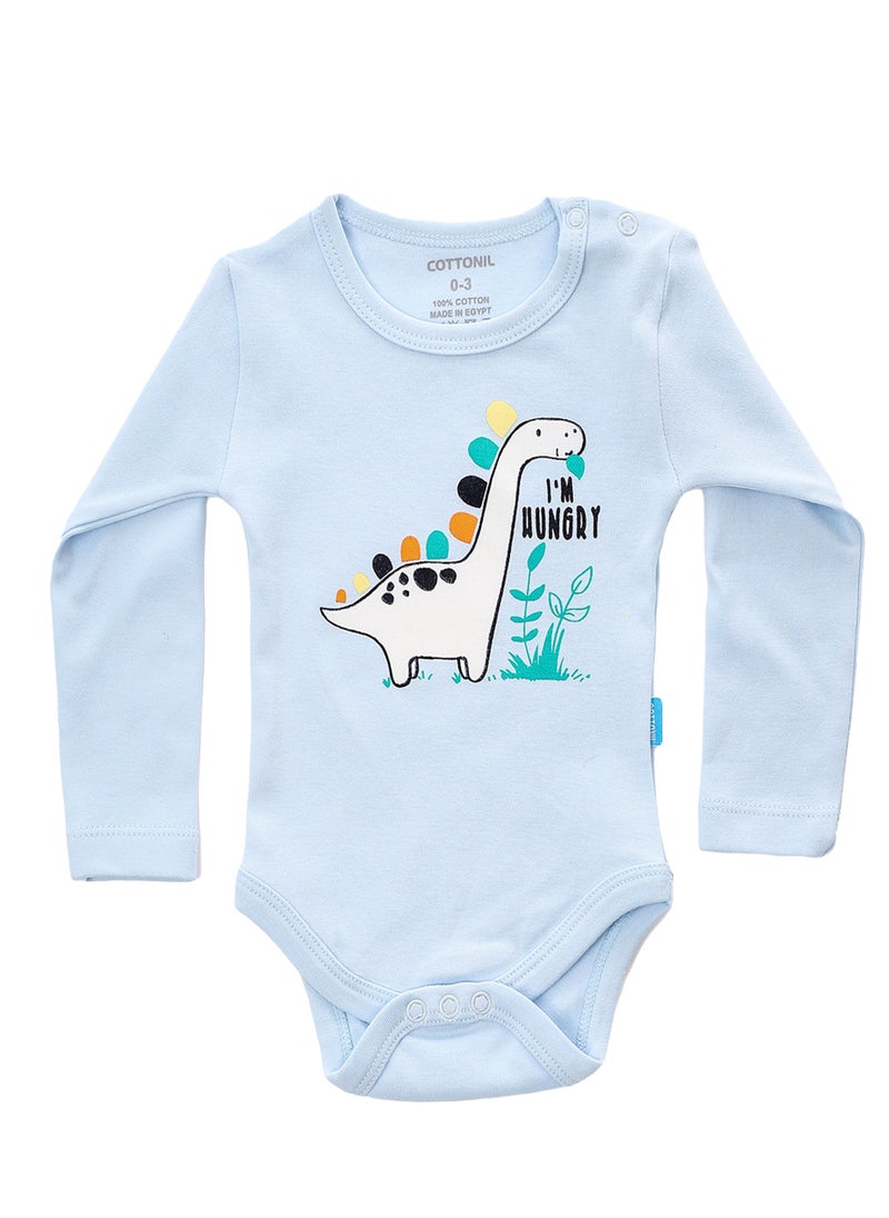 COTTONIL Bundle Of (3) Long Sleeves Snap Closure Bodysuit  - Image 2
