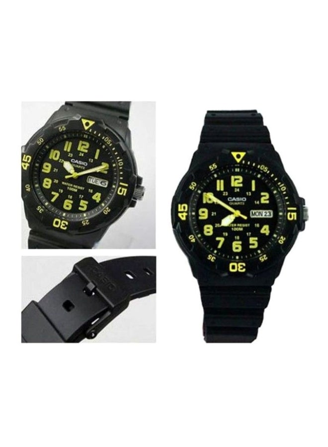 CASIO Men Youth Analog Watch MRW-200H-9B - 43 mm - Black - Image 5