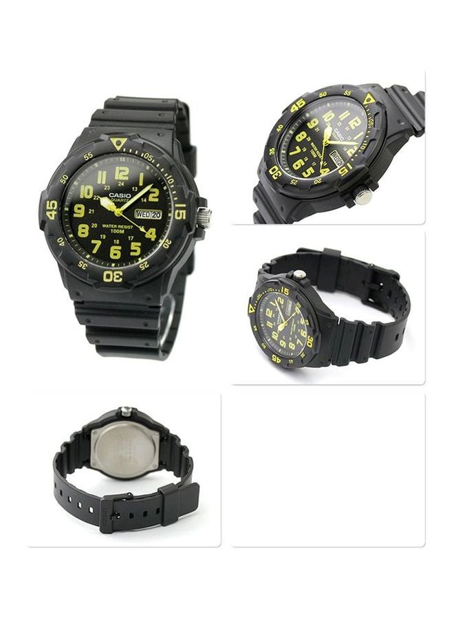 CASIO Men Youth Analog Watch MRW-200H-9B - 43 mm - Black - Image 4