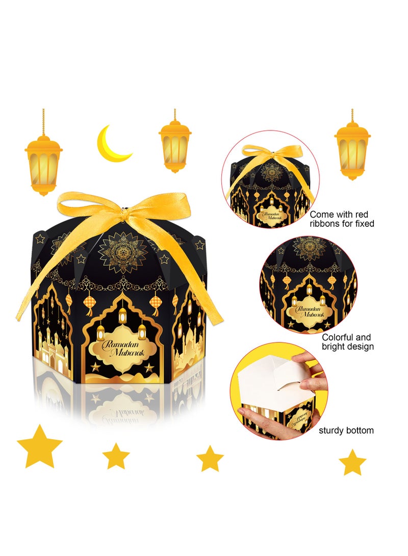 Y&D 12-Pieces Gift Box Candy Packaging Cardboard Box For Ramadan Eid Party Souvenir Eid Mubarak Gift Bags Ramadan Kareem Eid Mubarak Decorations For Home Ramadan Eid Gift - Image 5