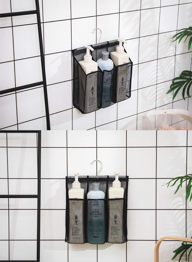 ALYER Hanging Mesh Shower Caddy,Bathroom Toiletry Organizer,Black - Image 5