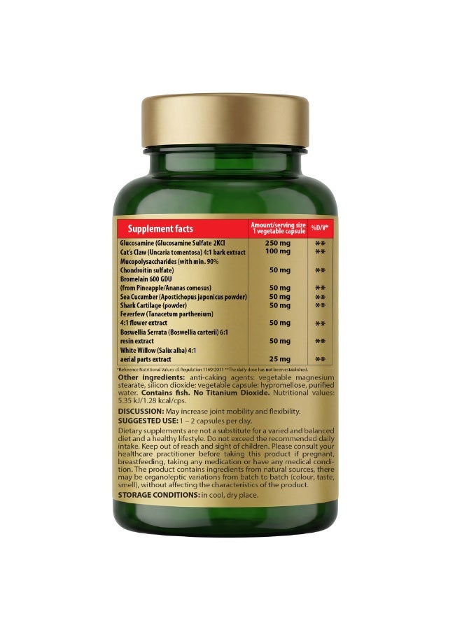Cosmo Pharm Artroforte Joint Complex | Glucosamine, Chondroitin & Boswellia | Supports Joint Comfort, Mobility & Flexibility | 90 Vegetable Capsules - Image 2
