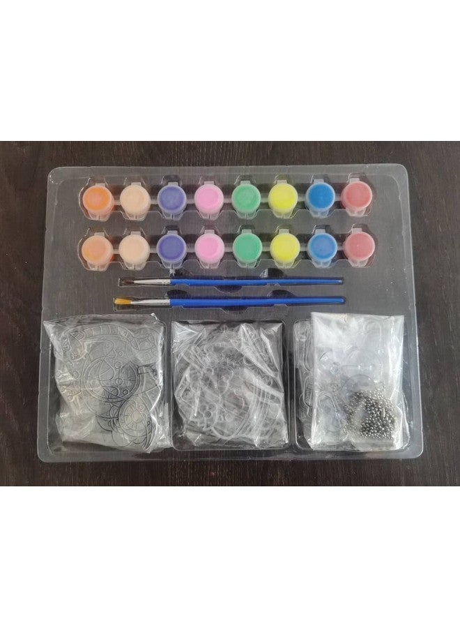 AoneFun Window Art for Kids - Stained Glass Kits for Kids with Window Paint Suncatcher Kits for Kids Window Art Kits for Kids Painting Kits for Kids for Girls & Boys - Makes 16 Suncatcher Keychains - Image 5