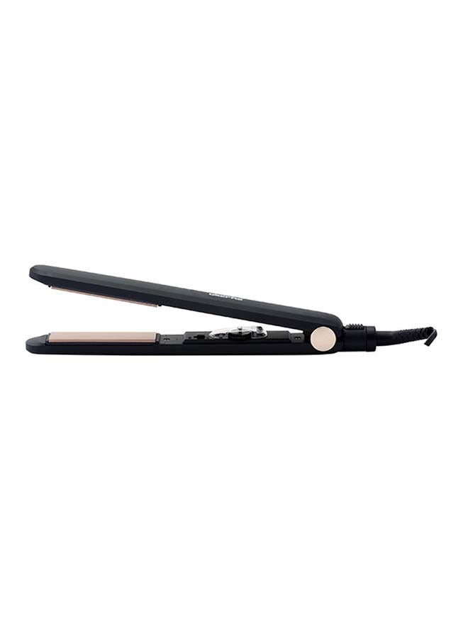GEEPAS Hair Straighteners With Led Indicator Light, Ceramic Plates, Adjustable Temperature Control, Swivel Cord, Lockable Handle, PTC Heater, Hanging Loop And Portable Black 500grams - Image 3