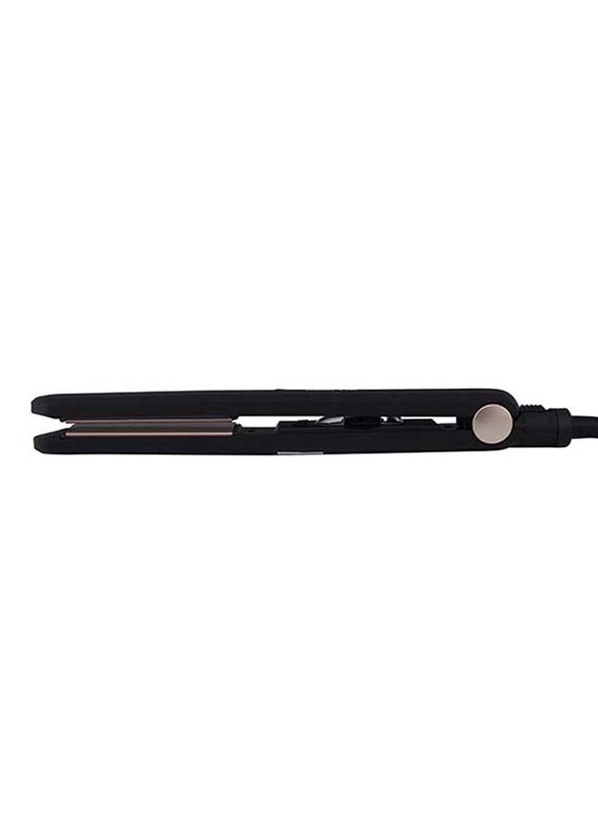 GEEPAS Hair Straighteners With Led Indicator Light, Ceramic Plates, Adjustable Temperature Control, Swivel Cord, Lockable Handle, PTC Heater, Hanging Loop And Portable Black 500grams - Image 4