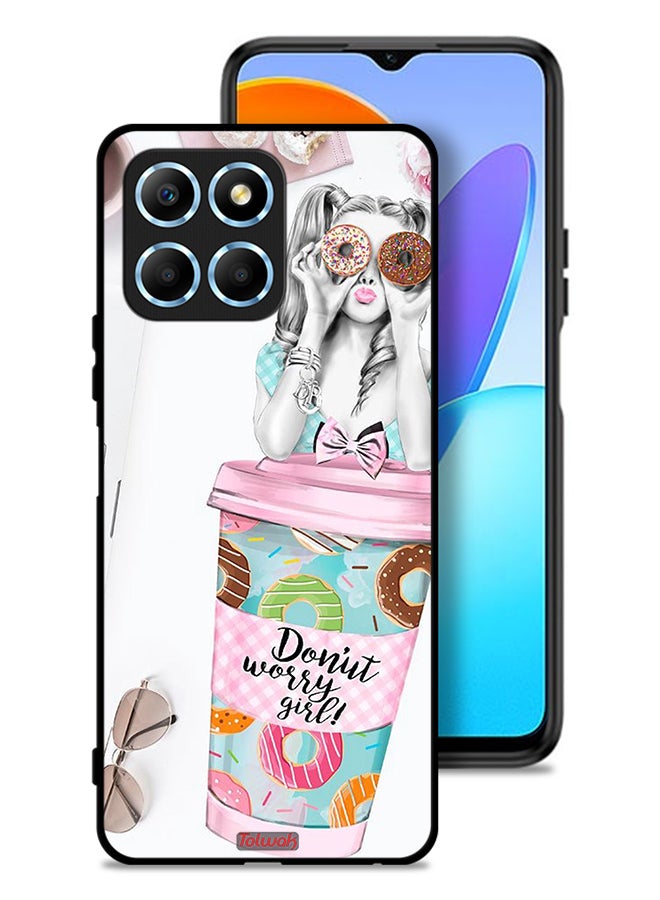 Tolwak Honor X8 5G Protective Case Cover Donut Worry Girl - Image 1