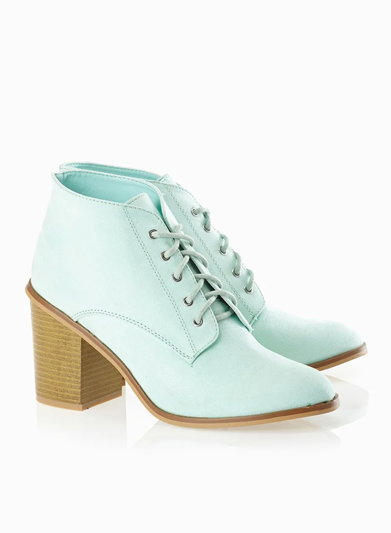 Qupid Varsity Lace Up Boots