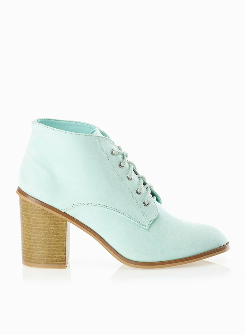 Qupid Varsity Lace Up Boots