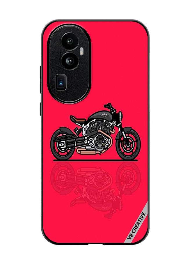 VR CREATIVE Protective Case Cover For Oppo Reno 10 Pro Plus Bike Design Multicolour - Image 1