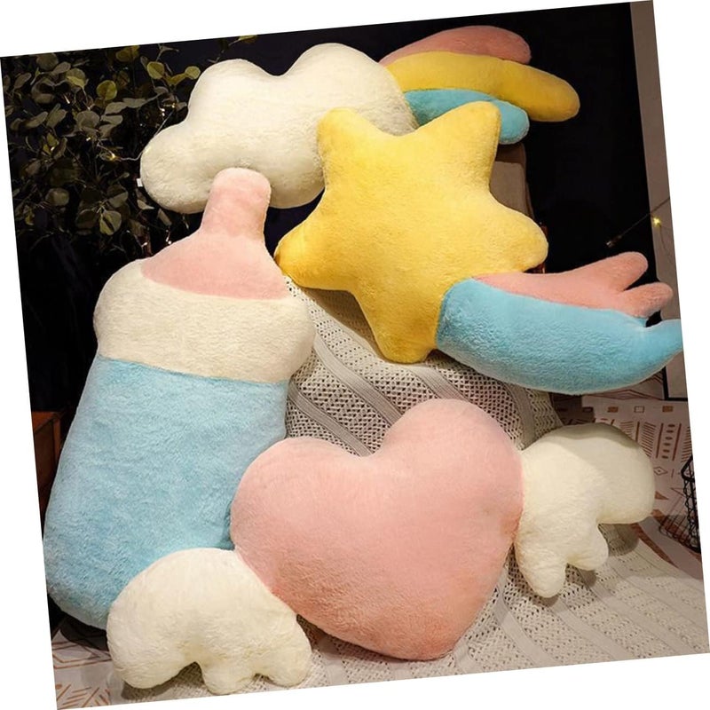 VOSAREA Heart Shape Plush Pillow for Soft Stuffed for Versatile Throw Pillow for Room Decor Birthday and Cozy Sleep Companion - Image 2