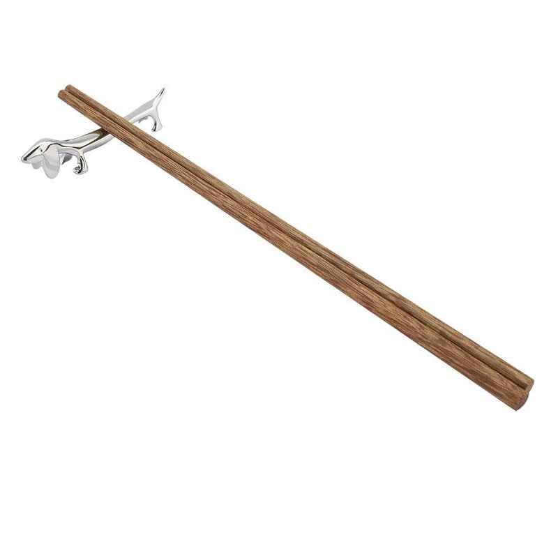 Metal Dog Pattern Chopstick Stand Sturdy Tabletop Decorative Ornament - Image 4