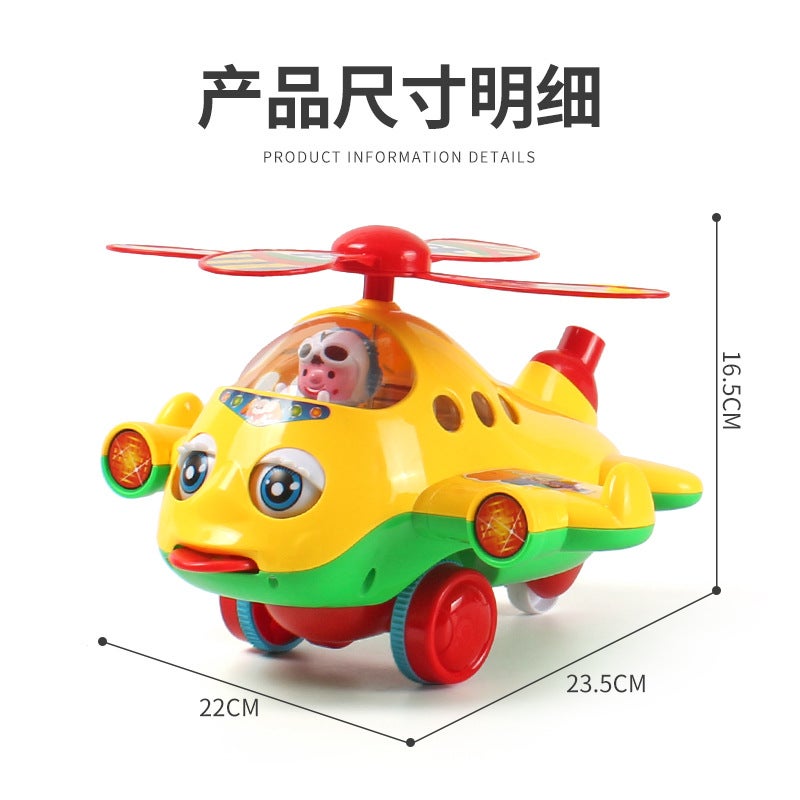 Wholesale Street Stall Popular New Cartoon Airplane Dog Large Cartoon Walker One Piece Drop Shipping Hand Push Animal Toys - Image 5