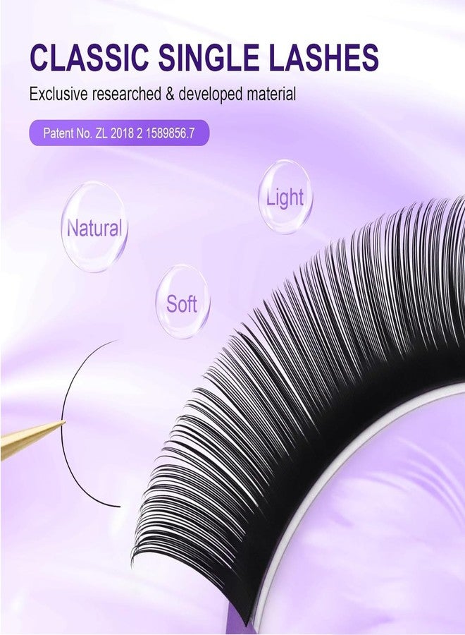 NAGARAKU Matte Black Eyelash Extensions Individual Lashes Synthetics Classic Lashes Thickness 0.12mm 16 rows Matte Tray Soft Natural Lash Extensions (7-15mm Mix, Curl-D) - Image 2