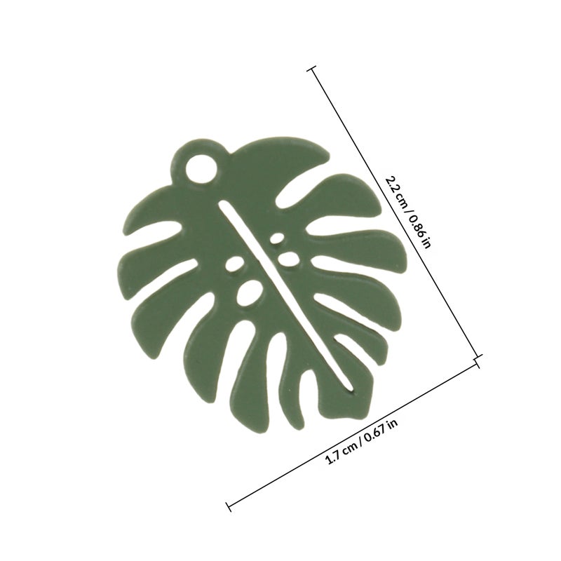 10pcs Alloy Leaf Charms Jewelry Making Pendants Diy Crafts Unique Leaf Beads Vintage Leaf Charms For Necklaces Bracelets - Image 2