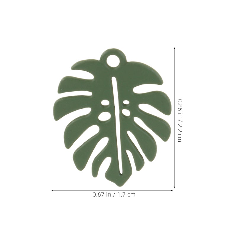 10pcs Alloy Leaf Charms Jewelry Making Pendants Diy Crafts Unique Leaf Beads Vintage Leaf Charms For Necklaces Bracelets - Image 3
