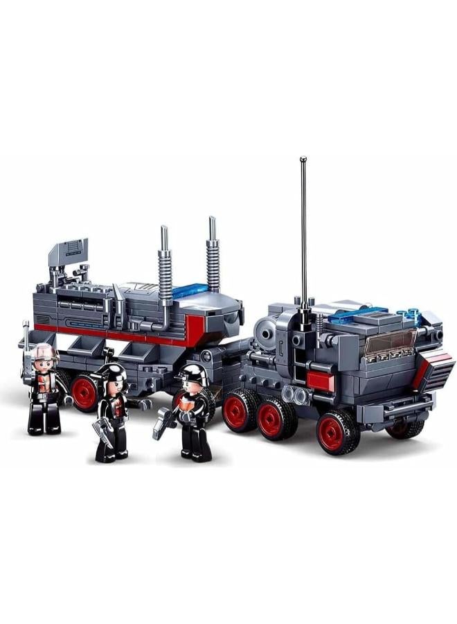 Sluban Space War-Command Vehicle 6Into1 557Pcs 6+ - Image 4