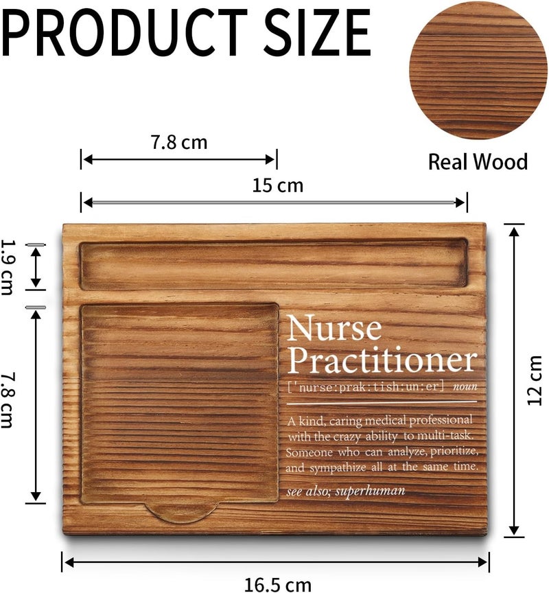 akeke Nurse Practitioner Gifts for Women, Men, Nurse Practitioner Week Gifts, Nurse Practitioner Office Decor, Appreciation Thank You Gifts for Nurse Practitioner NP Self-Stick Note Pad Holders GAA42 - Image 2