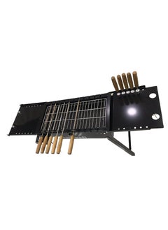 Albawadi Portable Folding Barbecue Grill  with Electric Skewer Camping Charcoal Stove  - Image 4