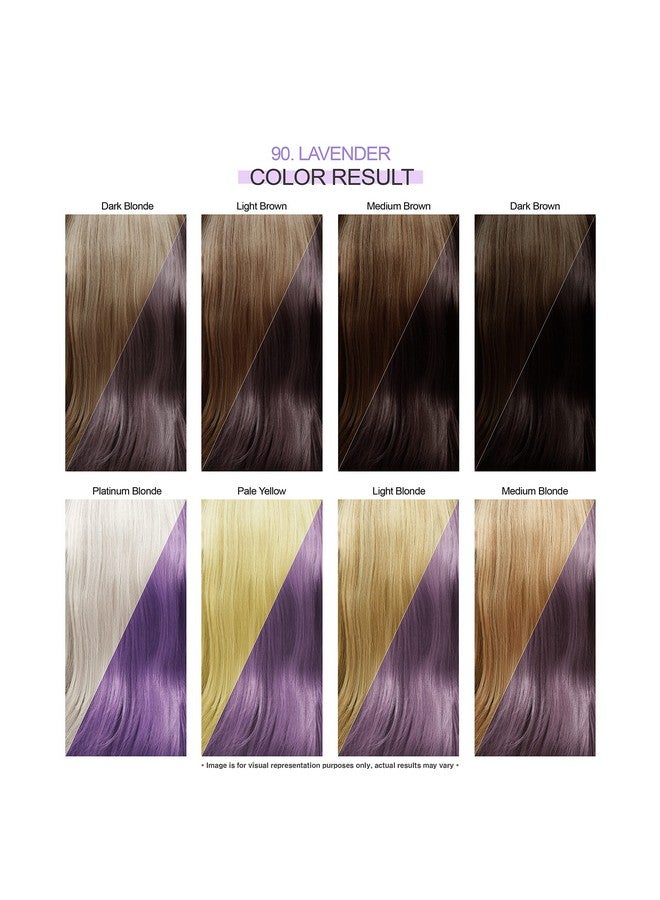 Adore Semi Permanent Hair Color Vegan And Crueltyfree Hair Dye 4 Fl Oz 090 Lavender (Pack Of 1) - Image 4