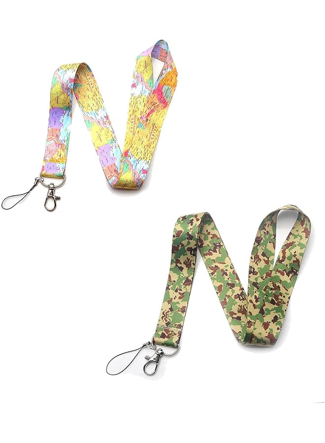 Green Tiger Cool Lanyard, Cute Neck Lanyard Key, Wallet, Holder Premium Soft Silk Strap Ladies Lanyard Men's Key - Image 1