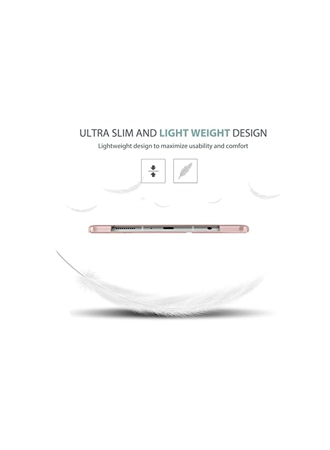 Procases Galaxy Tab A7 Lite Case 8.7 Inch (SM-T220/ SM-T225/ SM-T227), Protective Stand Case Hard Shell Cover for 8.7 Inch Samsung Tab A7 Lite Tablet 2021 -Rosegold - Image 5
