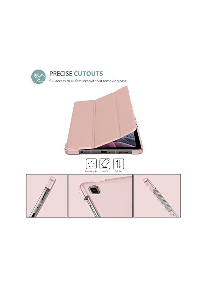 Procases Galaxy Tab A7 Lite Case 8.7 Inch (SM-T220/ SM-T225/ SM-T227), Protective Stand Case Hard Shell Cover for 8.7 Inch Samsung Tab A7 Lite Tablet 2021 -Rosegold - Image 3
