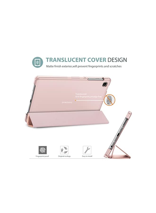 Procases Galaxy Tab A7 Lite Case 8.7 Inch (SM-T220/ SM-T225/ SM-T227), Protective Stand Case Hard Shell Cover for 8.7 Inch Samsung Tab A7 Lite Tablet 2021 -Rosegold - Image 4