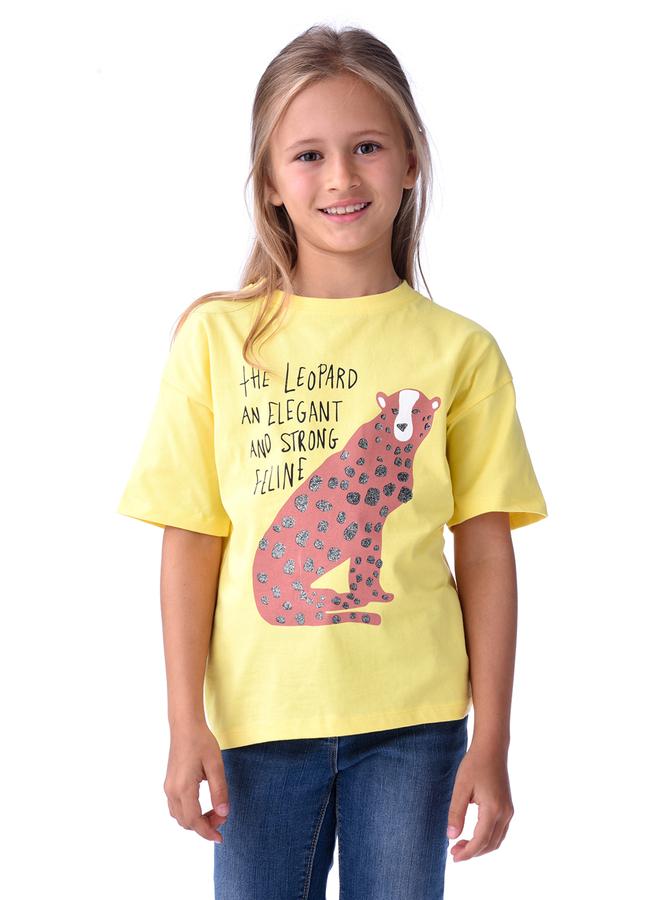 victor and jane victor and jane Leopard Graphic Print T-Shirt  - Image 1