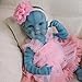 Zero Pam Avatar Reborn Baby Dolls Silicone Full Body 18 Inch Realistic Baby Dolls Girl Silicone Reborn Girl Doll Real Looking Avatar Babies for Girls Toys - Image 2