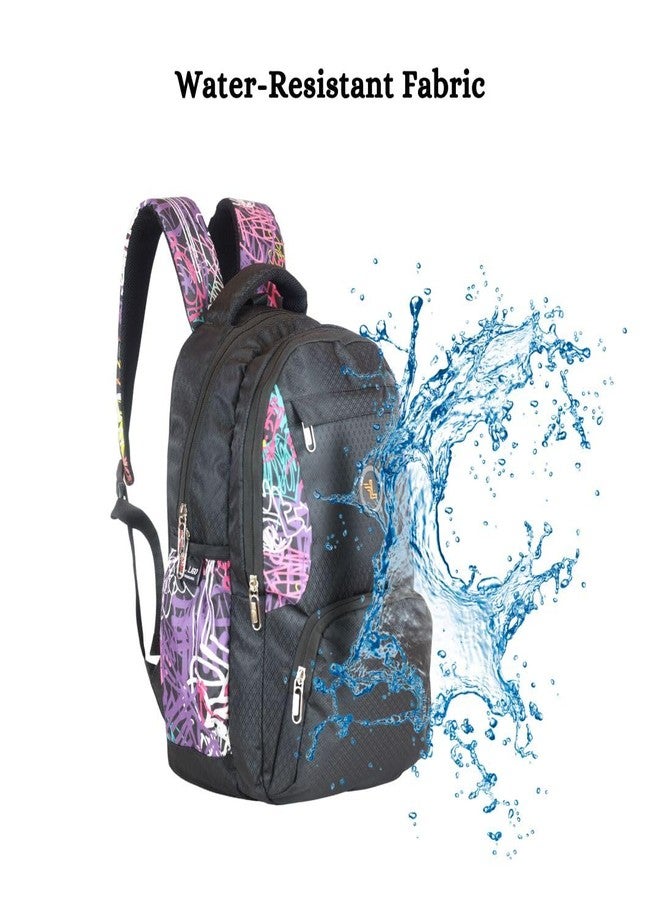 Ligo 15 Inch Back2School Bags for Boys & Girls | Suitable for 1st to 3rd Standard Kids (Black) - Image 3