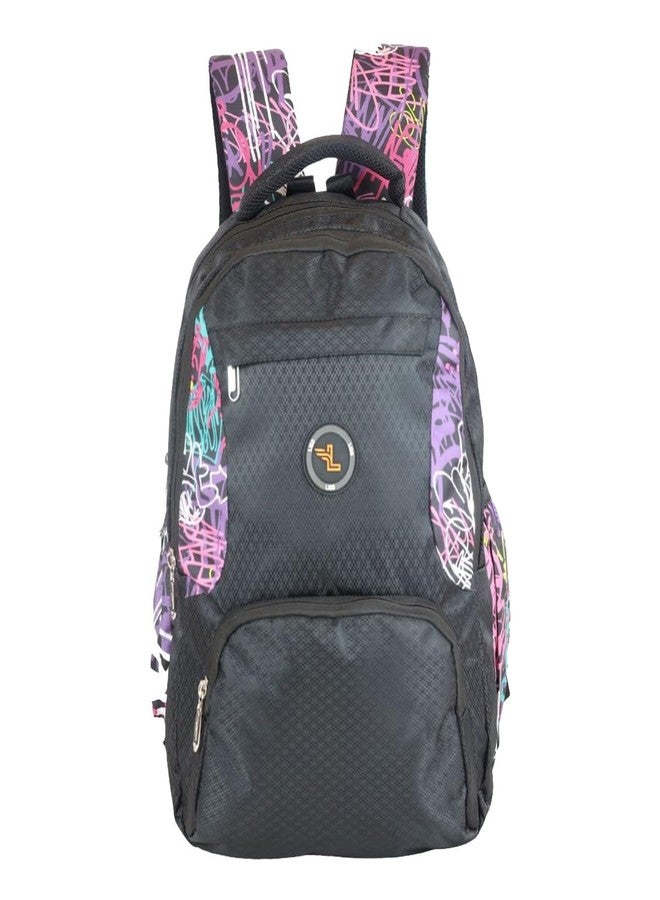 Ligo 15 Inch Back2School Bags for Boys & Girls | Suitable for 1st to 3rd Standard Kids (Black) - Image 1