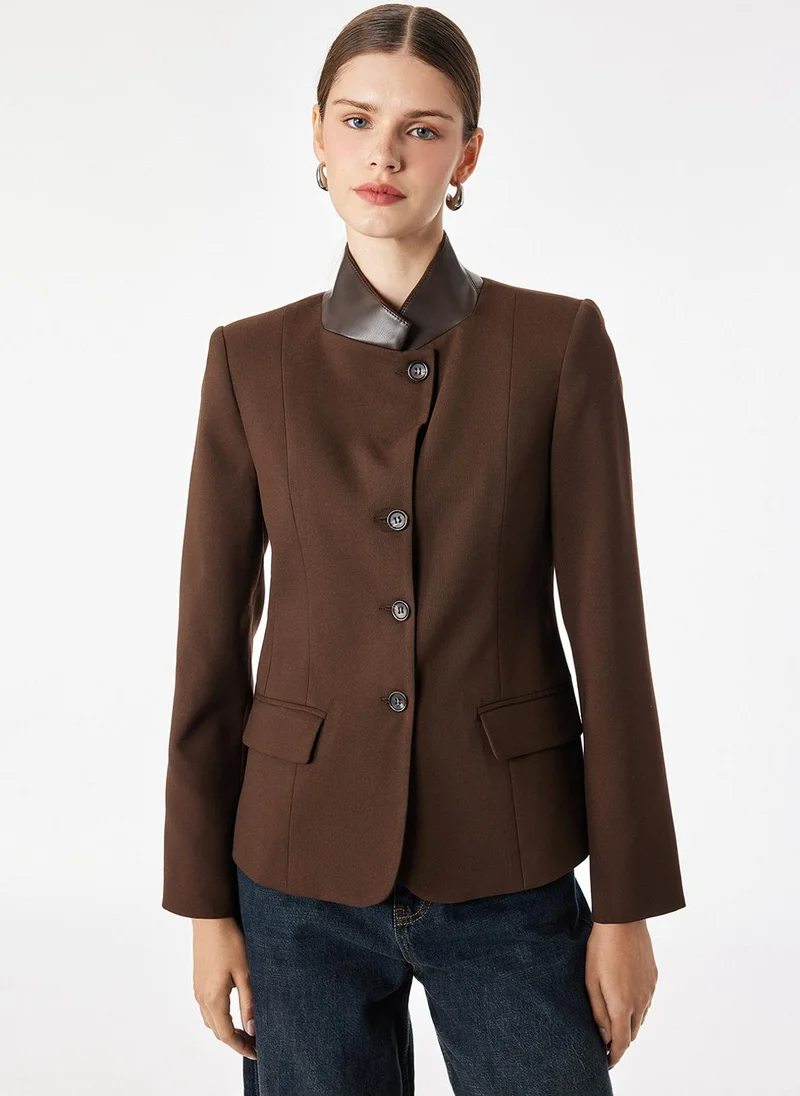 كوتون Slim Fit Jacket