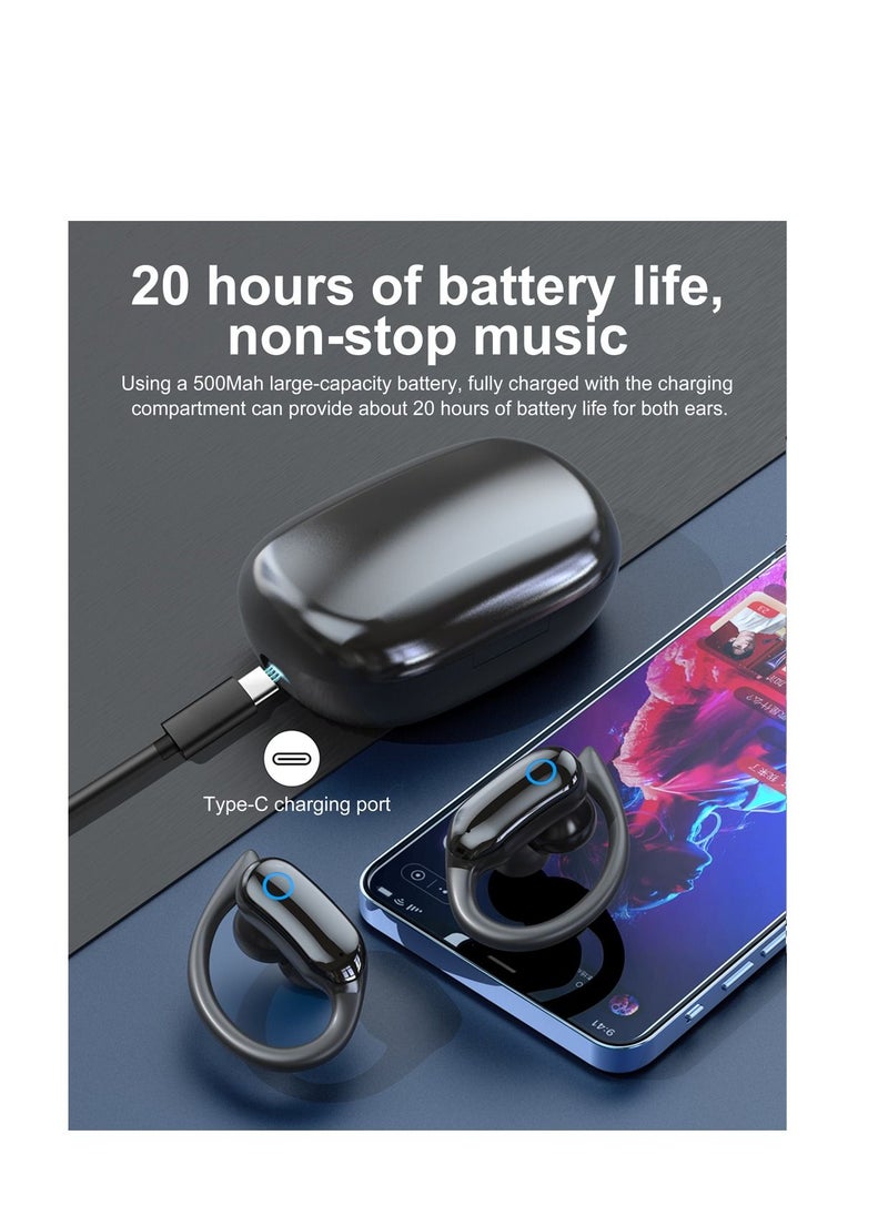 I26 Wireless TWS Earbuds 50 mAh Battery 20 Hours Playtime IPX7 Deep Waterproof 5.1 Chipset Faster And Reliable Connection Latest Digital Charging Display Handsfree