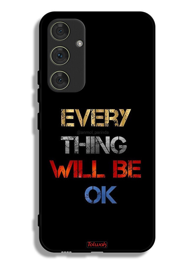Tolwak Samsung Galaxy A54 5G Protective Case Cover Everything Will Be Ok - Image 1