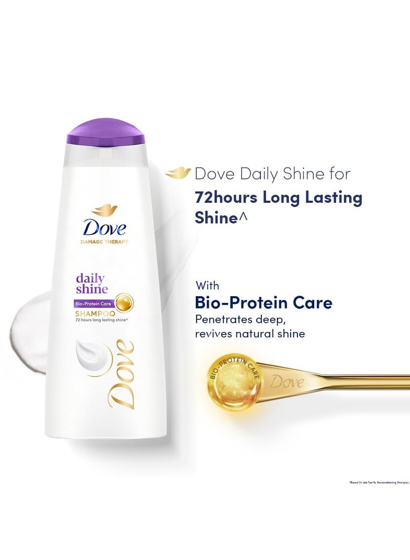 Dove Daily Shine Shampoo For Dull Hair, 650 ml - Image 3
