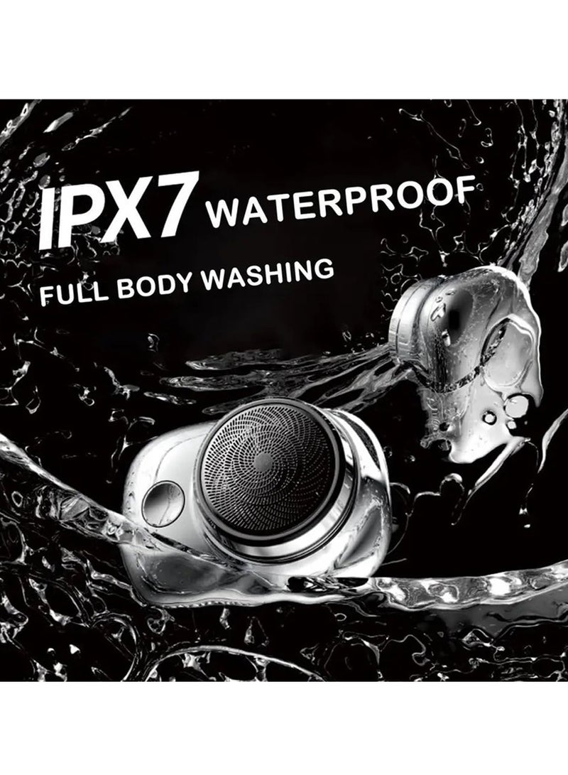 Mini Electric Razor for Men, USB Rechargeable, Wet and Dry Shaving, One-Button Operation, Essential for Home, Car, and Travel Shaving Needs - Image 4