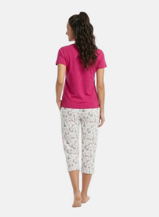 Carina Cookies Love is Here Graphic Pyjama Set - Image 3