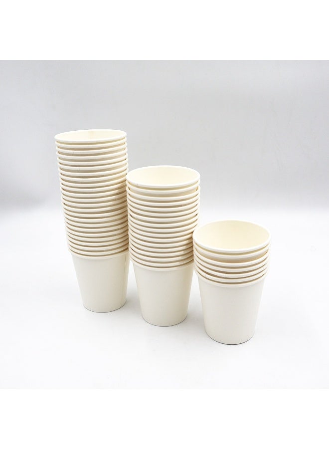 IDEAL PACK 7 oz White Paper Cups[100 pcs]- Available in 2.5oz, 4oz, 6oz, 7oz, 8oz - Image 4