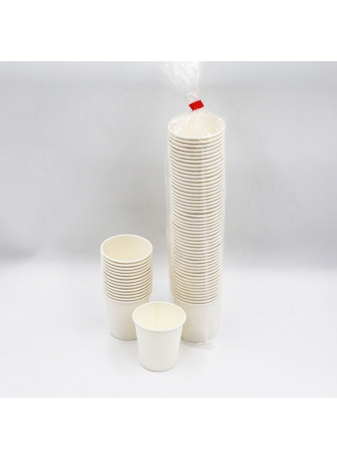 IDEAL PACK 7 oz White Paper Cups[100 pcs]- Available in 2.5oz, 4oz, 6oz, 7oz, 8oz - Image 2