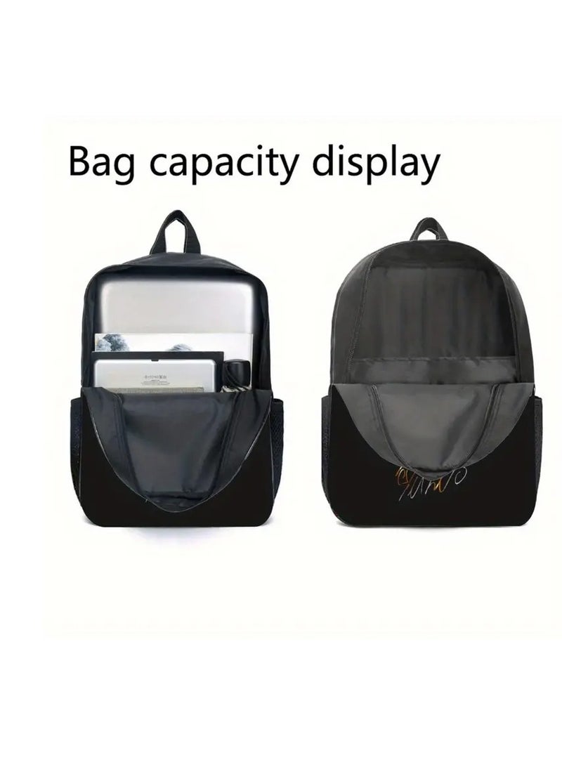 CR7 Football Backpack Set, 3-Piece Student Bookbag with Lunch Bag and Pencil Case - Image 3