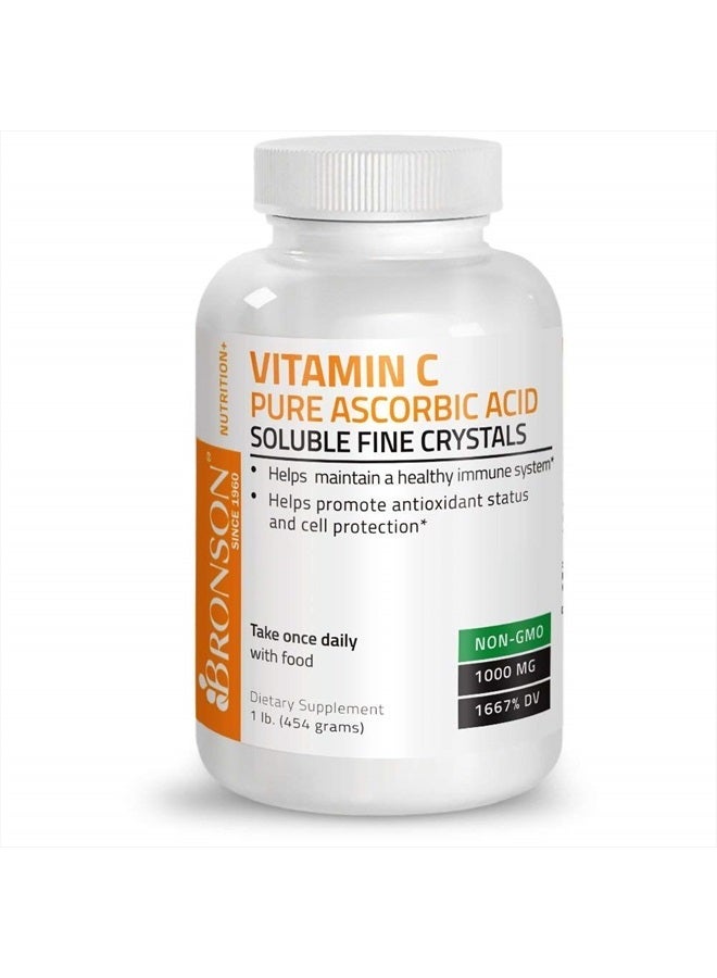 Bronson Vitamin C Powder Pure Ascorbic Acid Soluble Fine Non GMO Crystals – Promotes Healthy Immune System and Cell Protection – Powerful Antioxidant - 1 Pound (16 Ounces) - Image 5