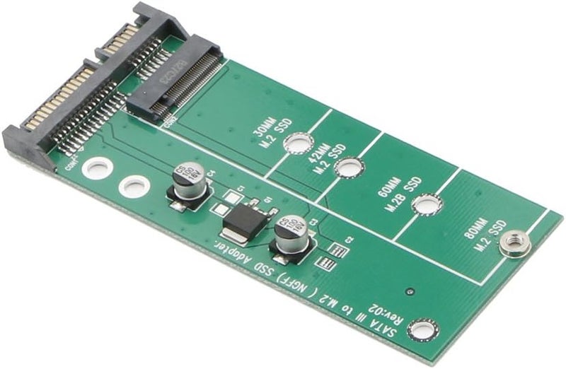 NewZoll AD905A SATA III 3 to M2 NGFF SSD 75 pin Connector Converter Adapter Components Card  - Image 4