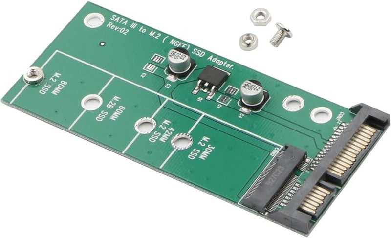 NewZoll AD905A SATA III 3 to M2 NGFF SSD 75 pin Connector Converter Adapter Components Card  - Image 2