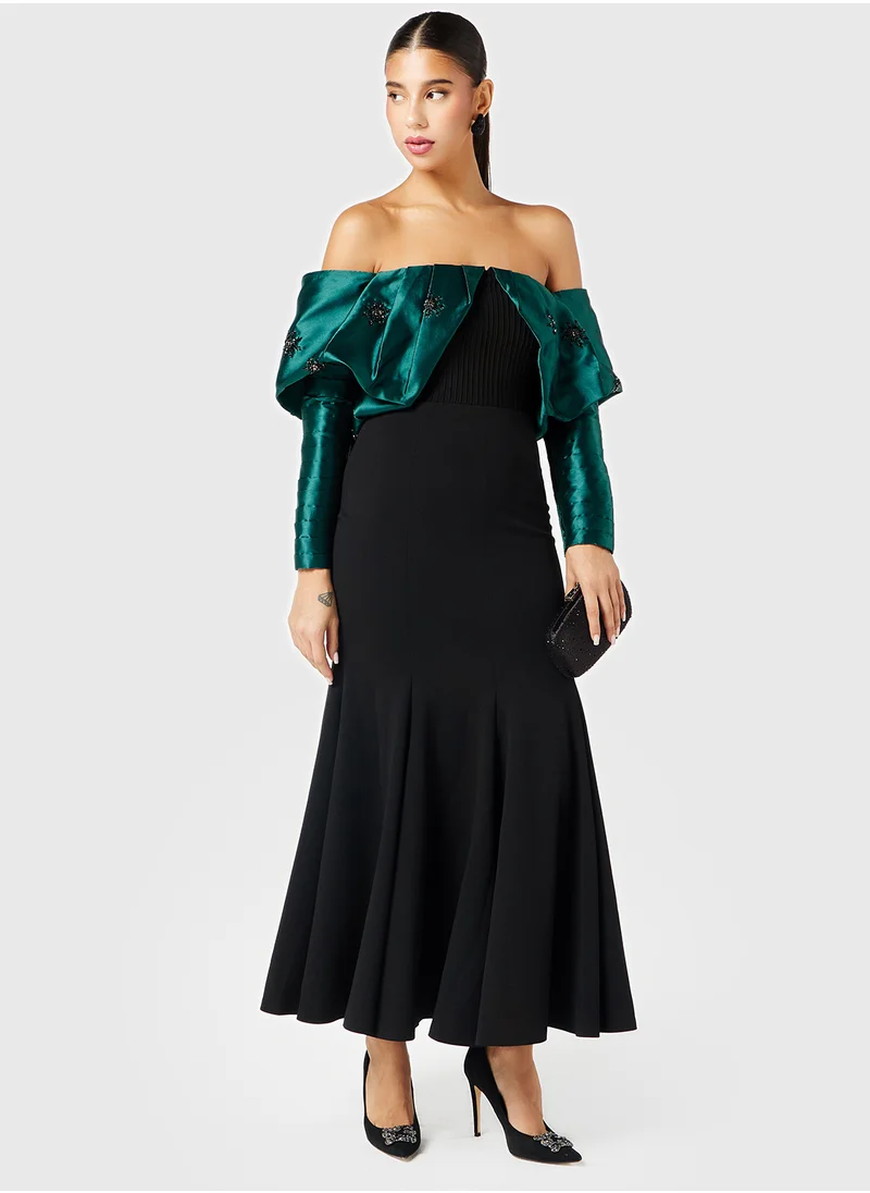 ثريدز باي اجوني Bardot Sequin Dress