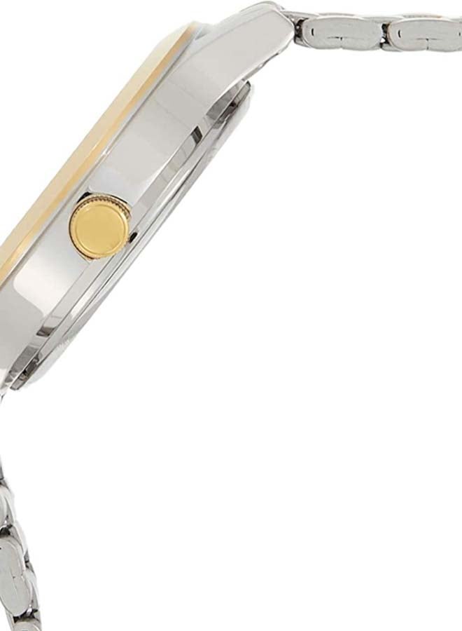 CASIO Women Stainless Steel Quartz Analog Watch LTP-1128G-9ARDF - 27 mm - Silver/Gold - Image 5