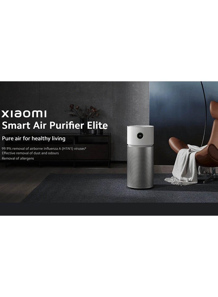 Xiaomi Smart Air Purifier Elite Y-600 - White | High CADR | Multi-Layer HEPA Filtration | Smart App & Voice Control | Real-Time Air Quality Monitoring | OLED Display | Ultra-Quiet & Energy Efficient Y-600 White - Image 5