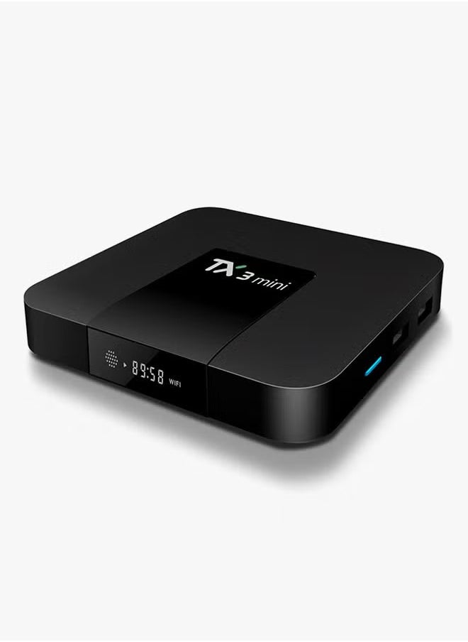 JAJEEK - TX3 Mini Android TV Box | Wi-Fi Media Player with HD 4K Video & Android 7.1 OS | Smart Streaming TV Box for Entertainment | Compact Design - TX3 Mini Black - Image 1
